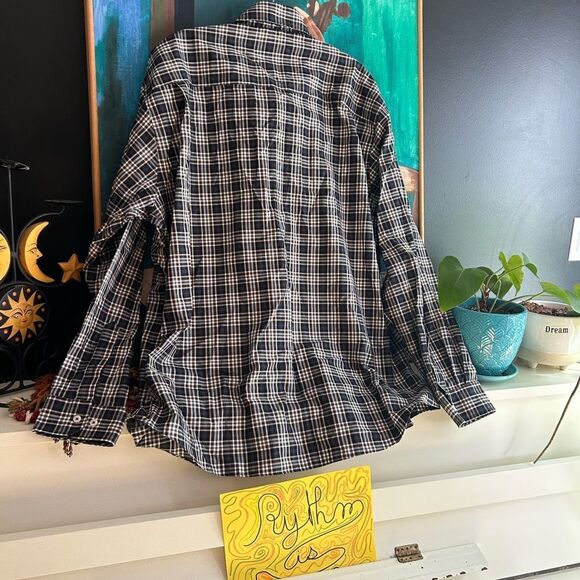 Forsyth of Canada Plaid Shirt Non Iron Button Down Long Sleeve Men's Size 2XL - Picture 16 of 16